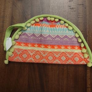 NWT Tropical wristlet purse